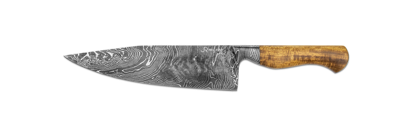 Jack Rellstab Custom Damascus Integral Western Chef #079