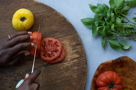Caprese Sandwich on Salute Santé! Roasted Garlic Focaccia