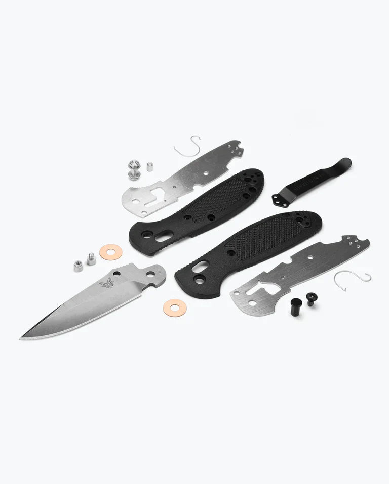 Benchmade Mini Griptilian Black Grivory Drop Point 556-S30V