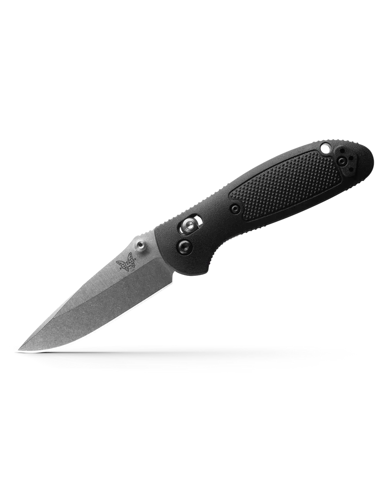 Benchmade Mini Griptilian Black Grivory Drop Point 556-S30V
