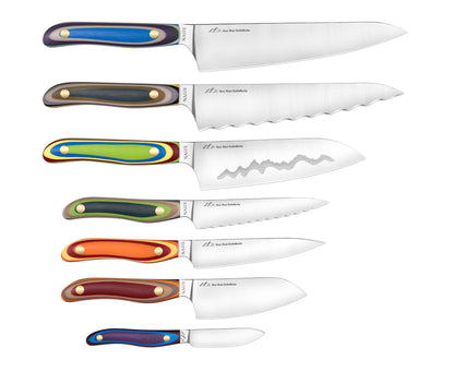 Arete Block & 7pc Knife Set.