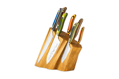 Arete Block & 7pc Knife Set.