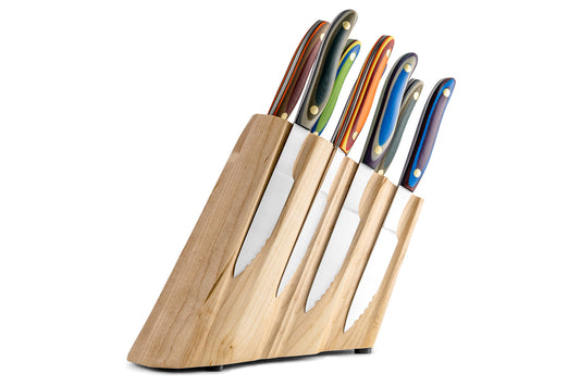 BYOB Arete Steak Knife Block