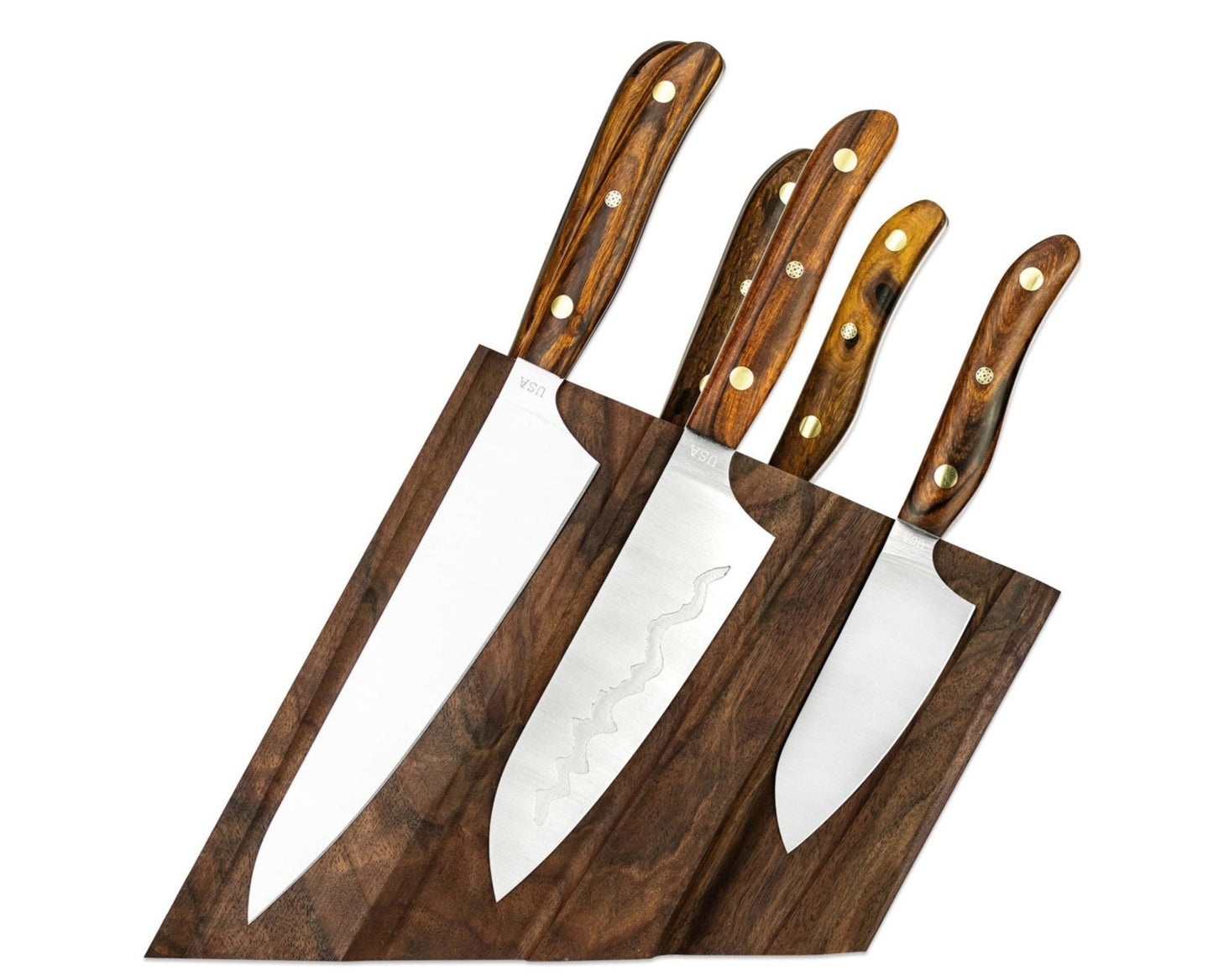 Arete Block & 7pc Knife Set Ironwood.