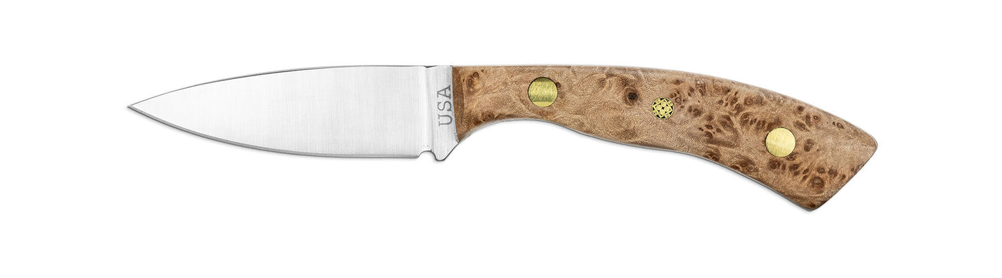 Bird and Trout, Semi-Custom- Maple Burl, X25