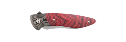 Glory Folder Semi-Custom #082- Red Eye Gcarta & Camo Carbon Mokume
