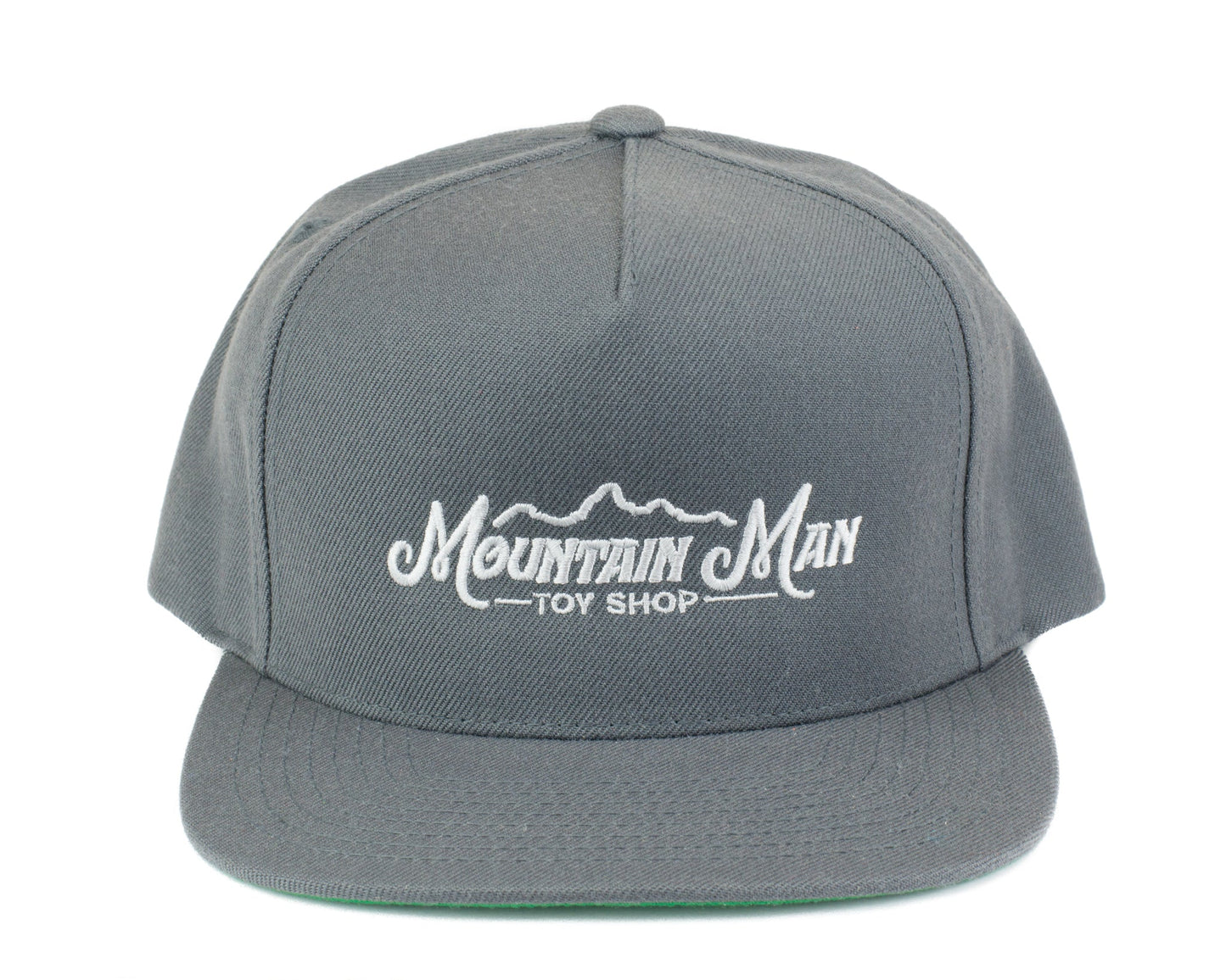 Dark Grey Flat Brim Hat - Vintage MMTS Logo