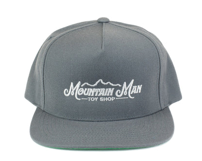 Dark Grey Flat Brim Hat - Vintage MMTS Logo