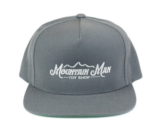 Dark Grey Flat Brim Hat - Vintage MMTS Logo