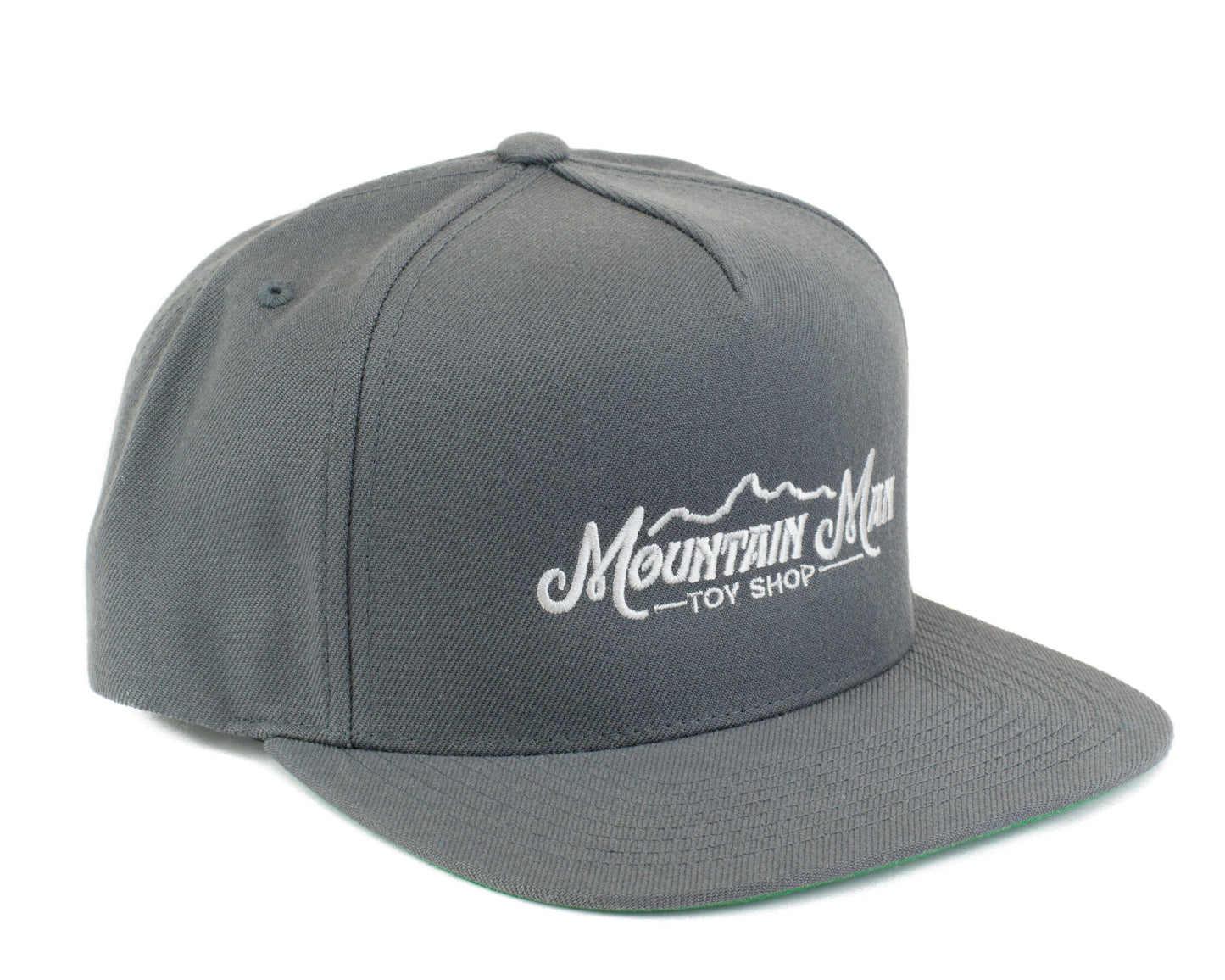 Dark Grey Flat Brim Hat - Vintage MMTS Logo