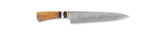 Jagged Mountain Knives/NWKW - Custom Damascus Aattümpi Puhiketün Chef Knife #023