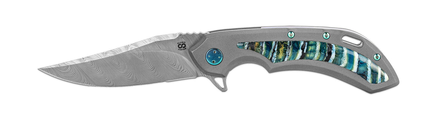 Olamic Cutlery - Wayfarer 247 Damasteel #04