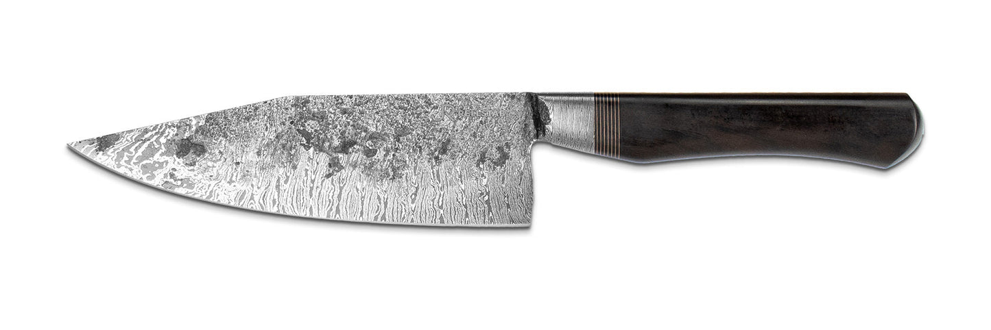 Jack Rellstab Custom Damascus Integral Western Chef #080