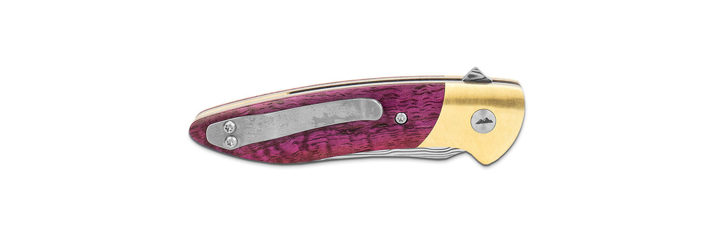 Glory Folder Semi-Custom #145 Mango - Brass - Thor Damasteel