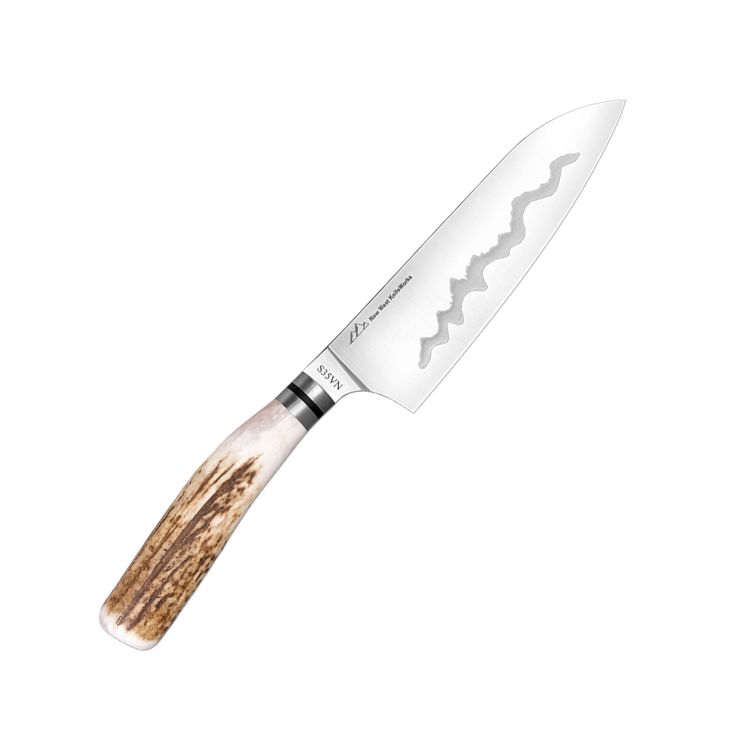 Elk Antler Teton Edge Santoku