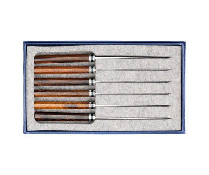 Flowing Schorl- Steak Knives