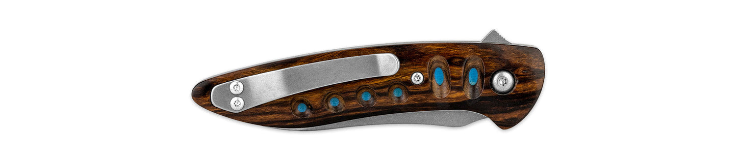 Saddleback Glory Folder - Ironwood & Blue Liner